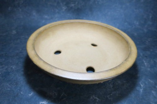 Genuine Japanese Bonsai pot "Ittoen" with patina, from Tokoname. - Picture 3 of 14