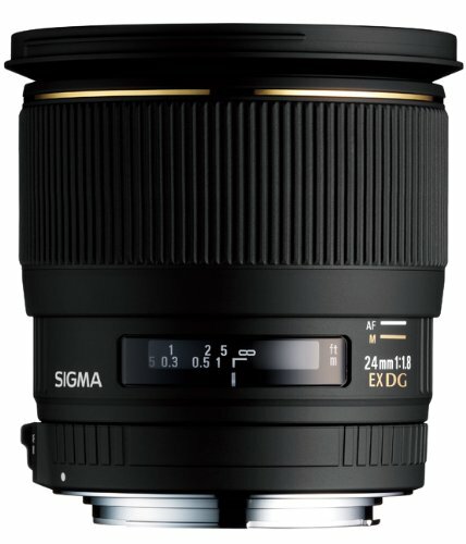SIGMA 24mm F1.8 EX DG レンズ　キャノンEFマウント［美品］ SIGMA Single Focus Wide Angle Lens 24mm F1.8 EX DG