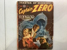 Master of Midnight Captain Zero Pulp 1949 November Raphael DeSoto CA FR