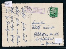48195) Landpost Ra2 20a Gro&szlig; Pretzier &uuml;ber Uelzen, Karte 1958