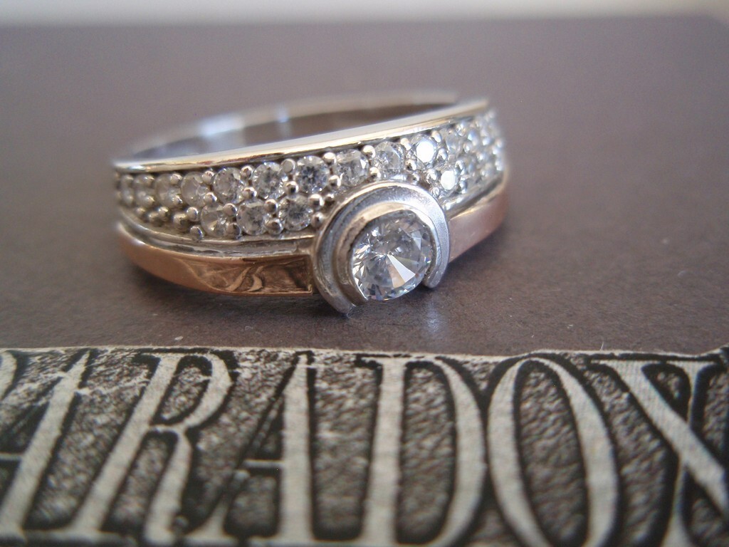 UNIQUE Sterling Silver 975 Rose Gold 825 Plate Mu… - image 5