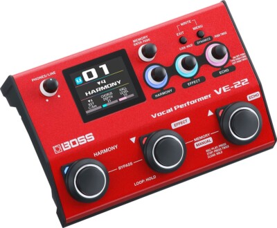 Boss VE-22 Vocal Performer Voice Effects Pedal W/Box | eBay