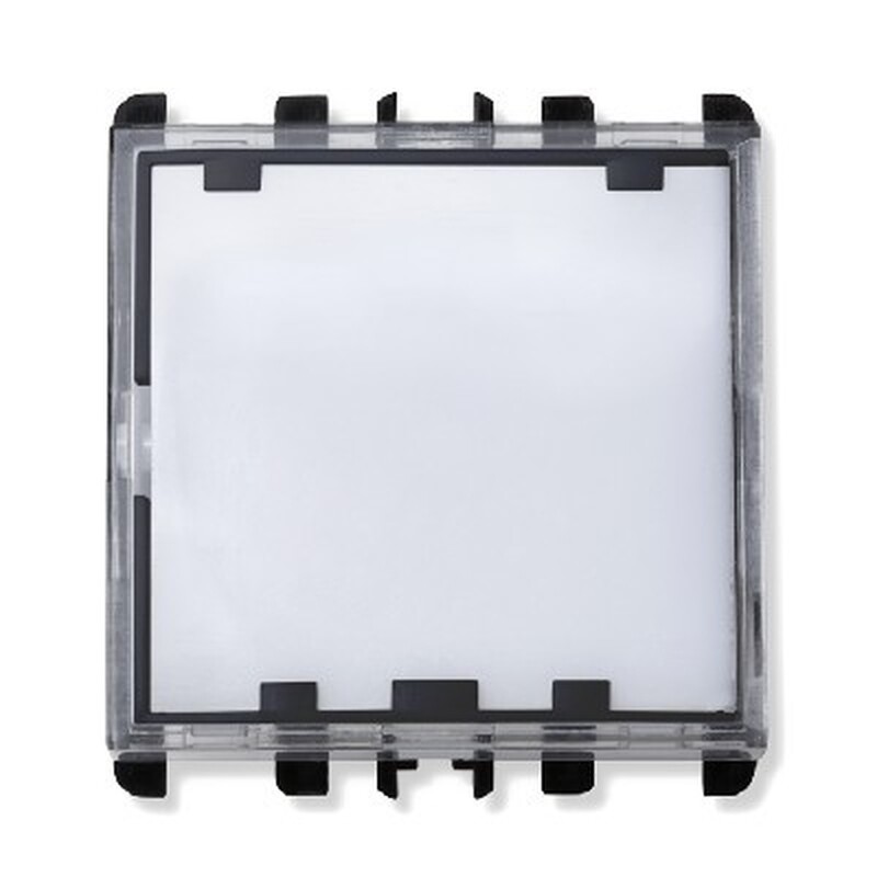 SIMON URMET 10128/2 PULSANTE PORTANOME ILLUMINABILE 1P NO 10A 2 MOD ANTRACITE