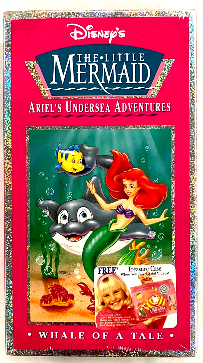 Little Mermaid Ariel's Undersea Adventures: Whale Of A Tale VHS, Disney NEW!