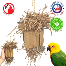 Bonka Bird Toys 3857 Medium Shreddy Eddy Cage Conure Chew Parrot Parakeet Shred