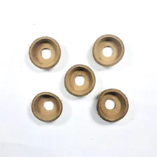 Five (5) New Coleman Leather Pump Cups #216-5091 Fits 220 200 242 425 413 237