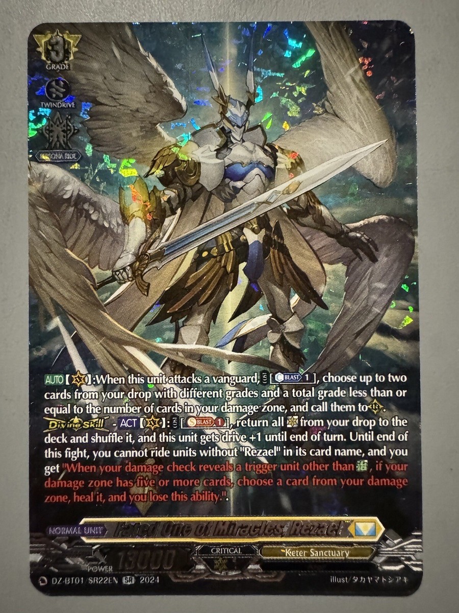 CARDFIGHT VANGUARD FATED ONE OF MIRACLES REZAEL (KETER CARDFIGHT VANGUARD FATED ONE OF MIRACLES REZAEL (KETER