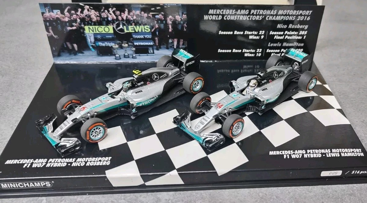 MINICHAMPS Mercedes GP Diecast Formula 1 Cars 2016 Vehicle Year