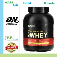 Optimum Nutrition, Gold Standard 100% Whey, Banana Cream, 5 lb (2.27k)