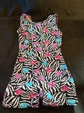 Jacques Moret Girls' Leotard Gymnastics Biketard Extra Small