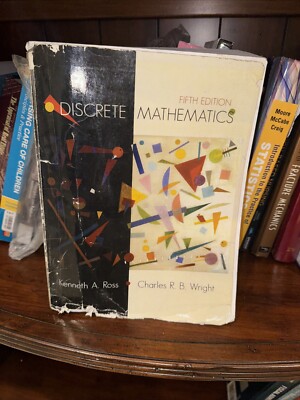 5th Edition Discrete Mathematics - Charles R. Wright & Kenneth Ross Soft Cover