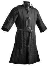 Thick Padded Medieval Gambeson Cotton Long Costume SCA LARP