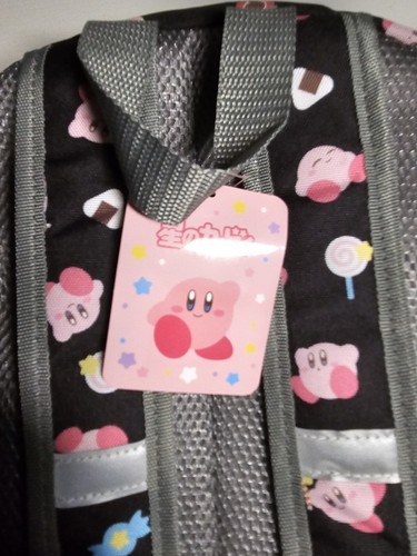Kirby Sweet Prints Nero Trasparente Zaino Tasca Personaggio Borsa Daypack Nuovo Giappone - Foto 3 di 6