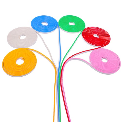Tira de LED de neón tira tira cinta tira manguera cadena de luces regulable 12V DE - Imagen 13 de 17