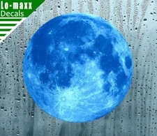 Blue Moon High Quality Graphic Wall Window Various Sizes Printed Vinyl Sticker 