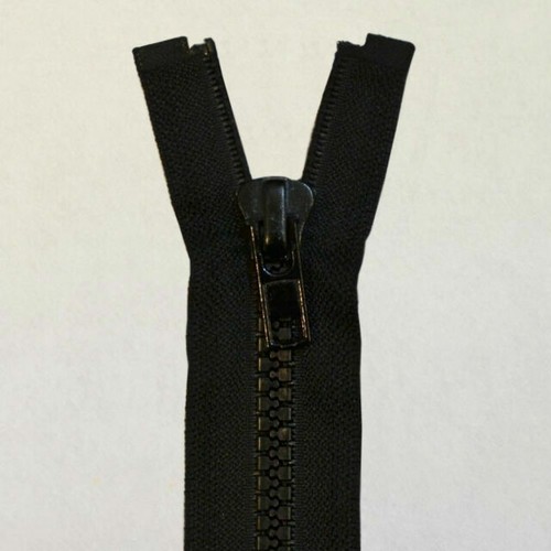 34"/ 86cm Plastic Chunky Open End Zips Navy Blue - Per - Foto 10