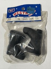 Westrim crafts 2  Santa Black Boots Doll Making Parts Crafts Holiday USA