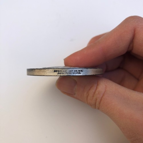 Soil Conservation Society of America .999 Silbermedaille, Original Zertifikat + Box - Bild 5 von 8