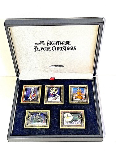 Disney Nightmare Before Christmas 5 Spinner 500 LE IN Black Enamel Box- 02 event - Picture 2 of 10