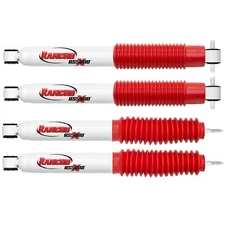 Rancho Front & Rear RS5000X Gas Cross Tuned Shocks for Wrangler JK w/ 4" Lift