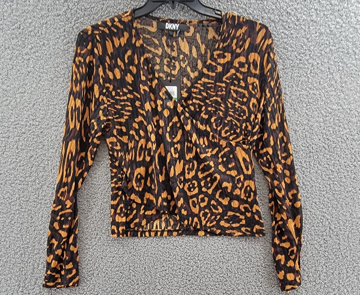 dkny wrap top