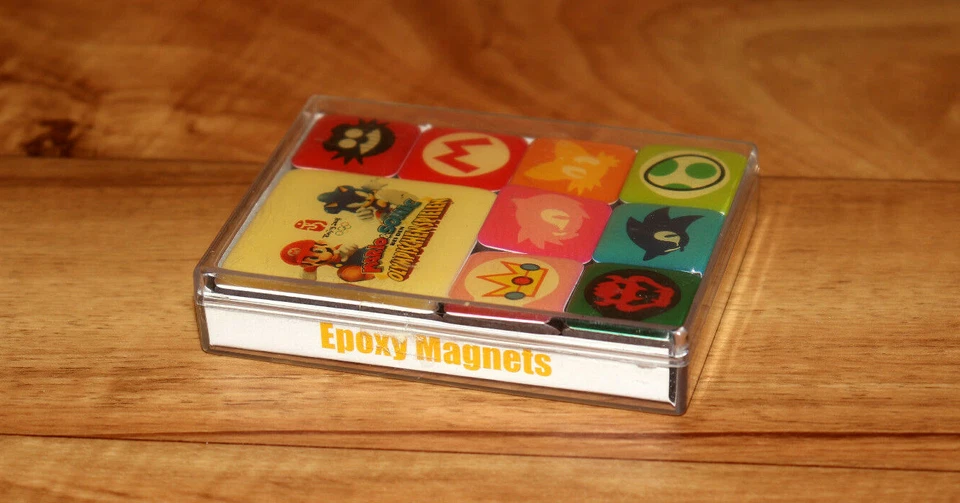 Beijing 2008 Mario & Sonic At The Olympic Games Antiguo Promo Conjunto de imanes epoxi Sega Foto 4 de 4