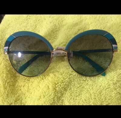 (NWT) Emilio Pucci | Oval Sunglasses NWT Emilio Pucci Sunglasses EP 56 01Z Shiny Black / Violet  main image 4