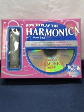 How To Play The Harmonica Book And Kit MIB by Mud Puddle. 2017 🎼