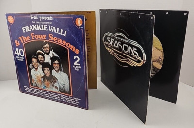 Lot 2 LP: FRANKIE VALLI & THE FOUR SEASONS Greatest Hits 2x & Helicon Vinyl EXVG