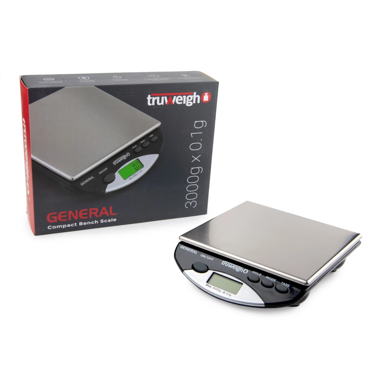 Truweigh Digital Kitchen Food Scale for Cooking - Grams & Ounces 3000g x 0.1g
Opens in a new window