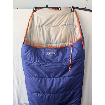 Coleman Mummy Cold Weather Sleeping Bag Blue/Orange | eBay Coleman Mummy Cold Weather Sleeping Bag Blue/Orange | eBay