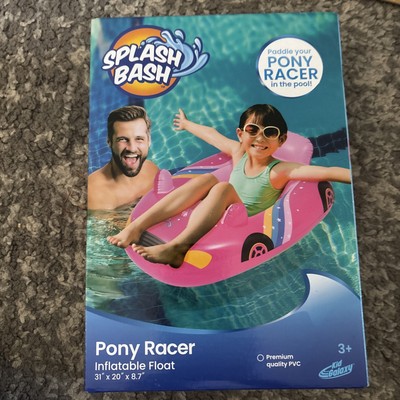 Splash Bash Pony Racer Inflatable Float 31 x20 x8.7  NEW