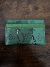 Louis Vuitton Double Card Holder Monogram Golf Green Brand New