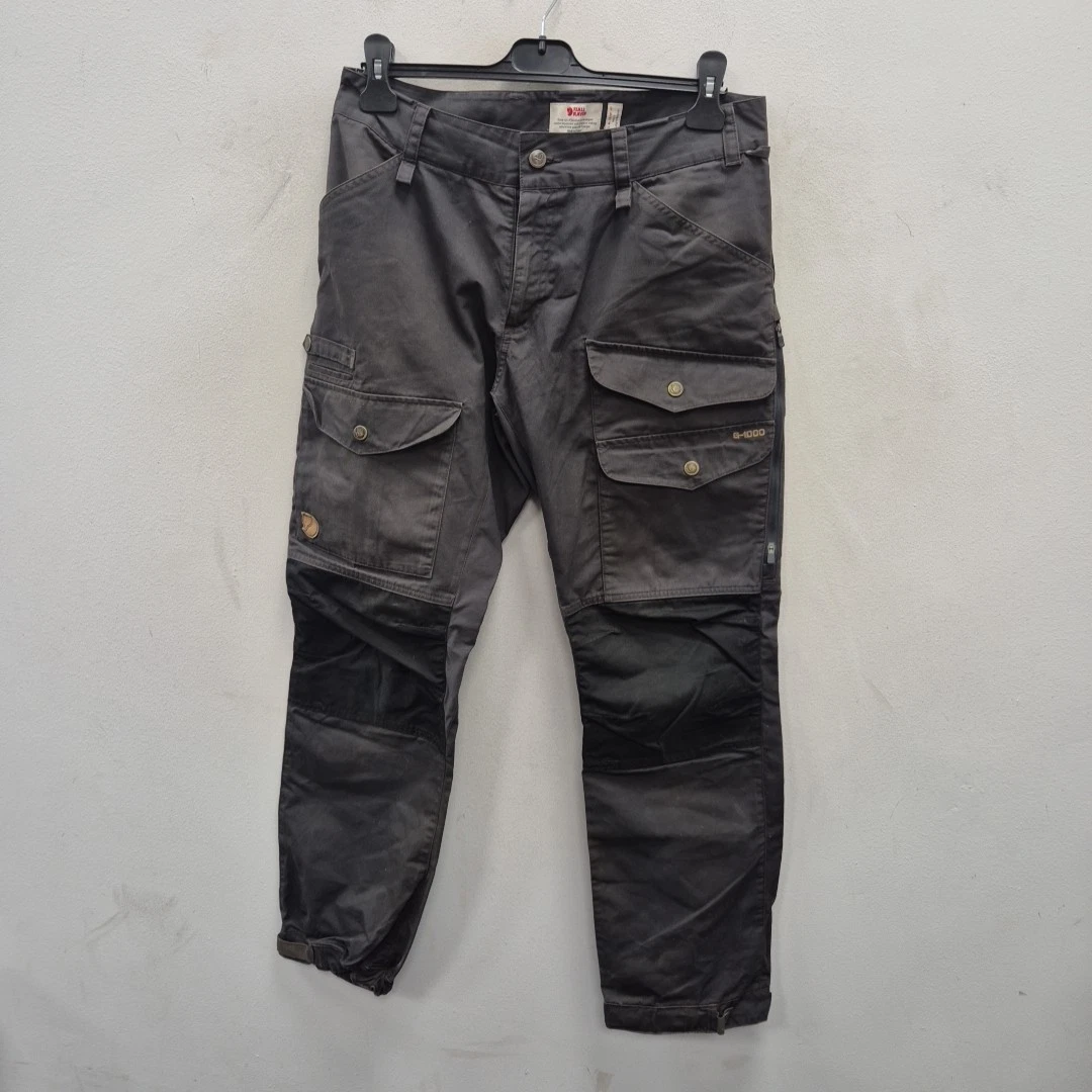 Fjallraven Vidda Pro Ventilated Hiking Grey Work Trousers Pants Size 46 W 30"
