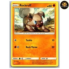 Rockruff (#14) 14/30 Common SM Trainer Kit: Lycanroc & Alolan Raichu Pokemon LP