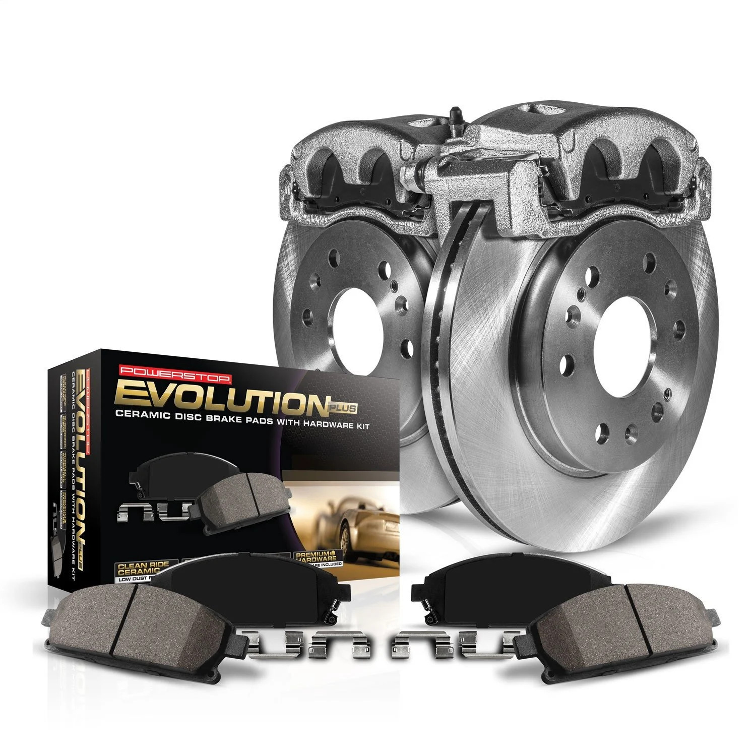 Power Stop KCOE5377 Autospecialty By Power Stop 1-Click OE Replacement Brake Kit