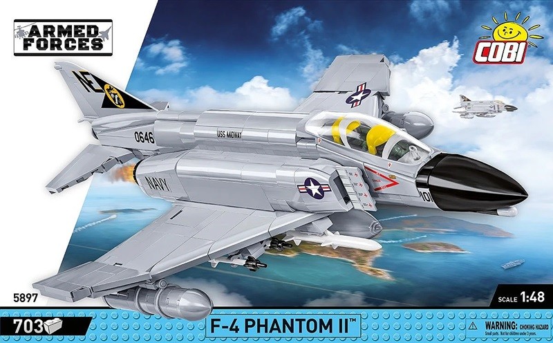 Cobi 5897 - 1:48 - Armed Forces - F-4 Phantom II - USS Midway - New