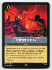 Desperate Plan 201/204 Rare Reign of Jafar Lorcana Card