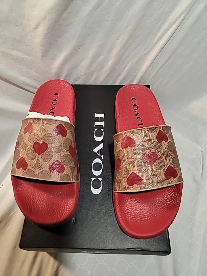 Coach Udele Valentines, новый, C8997, размер 10B, электрический красный, с коробкой - Изображение 3 из 4