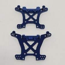 Traxxas Blue Alum Frt/Rr Shock Towers 6838X & 6839X for 4x4 Slash & Stampede