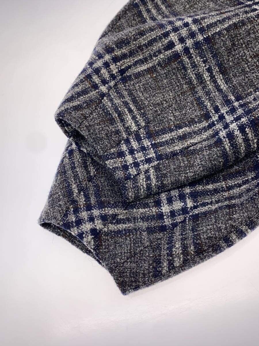 ALTRA DRAWER altro check giacca senza colletto 36 lana grigio 6522 299 0612 CANONICO