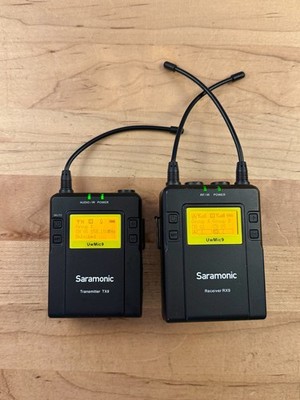 Saramonic UwMic9 TX9 RX9 Wireless Lavalier System No Mic - Tested