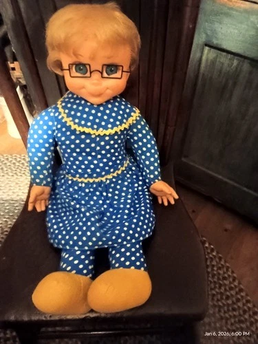 Vintage Mattel Mrs. Beasley Family Affair Doll 1967 Non-Talking