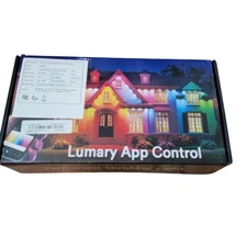 Lumary Permanent Outdoor Lights 49.2FT 15M RGB App Control Smart Eaves LED Kit