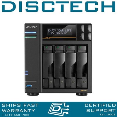 Asustor 18TB Lockerstor 4 Gen 3 AS6804T 4-bay SATA NVMe NAS Server