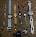 Vintage Geneva & Timex Watches & Parts/Pieces~Watches Not Working~ Lot of 8