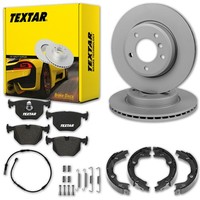 Textar Bremsscheiben + BelÄGe + Handbremse Hinten Passend FüR BMW 1Er E87 E81