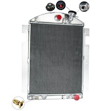 All Aluminum 3 Row Radiator 1937 1938 Chevy Pickup Truck L6 V8