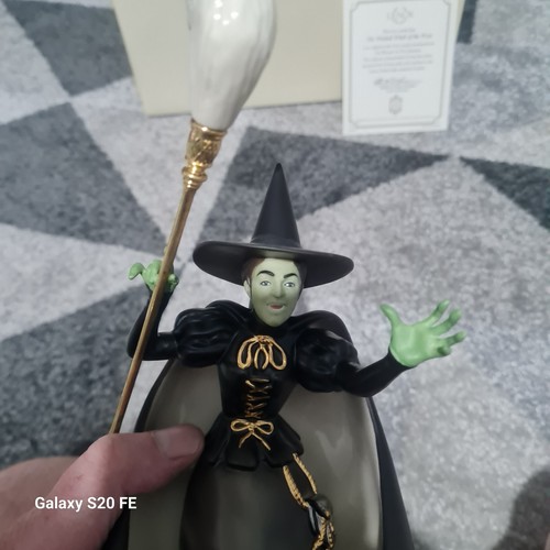 Lenox El Mago de Oz ~ Bruja Malvada del Oeste ~ Figura Coleccionable Usada en Excelente Condición - Imagen 7 de 13