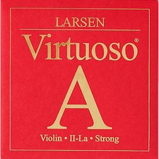 Larsen Virtuoso Violin A String 4/4 Size Aluminum Wound, Heavy Gauge, Ball End